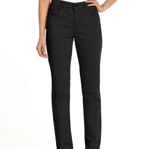 Jones New York Black Slim Straight Pants
